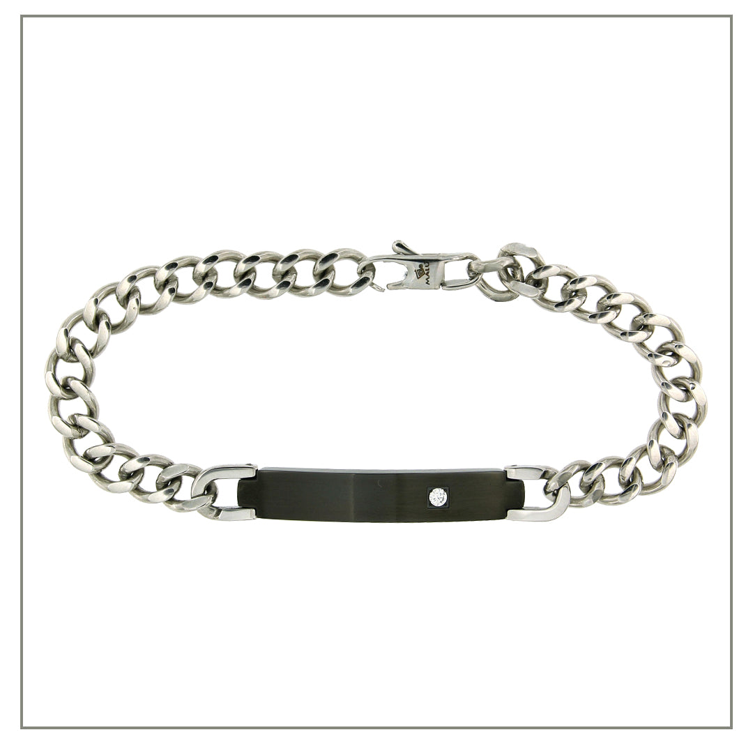 Bracciale catena ad anelli