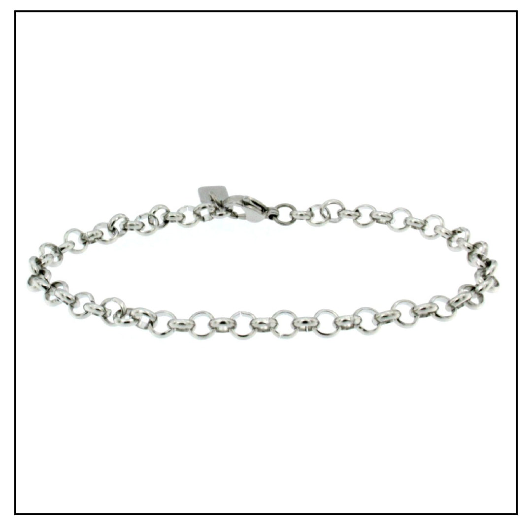 Bracciale con catena ad anelli piccoli