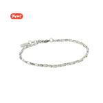 Load image into Gallery viewer, Bracciale catena a elementi rettangolari
