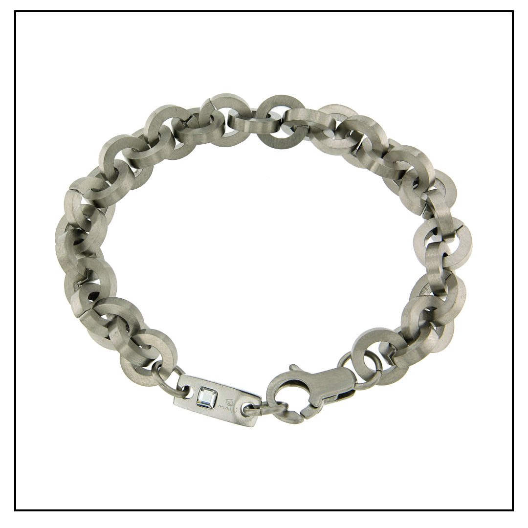 Bracciale maglia ad anelli