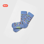 Load image into Gallery viewer, Calzini BePets Azzurro -  in cotone organico
