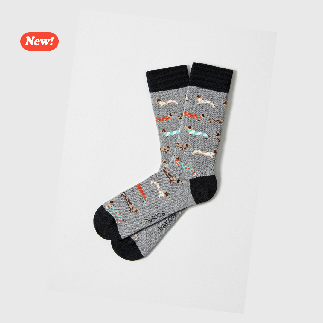 Calzini BePets Grigio -  in Cotone Organico