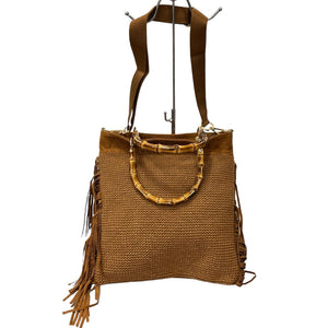 Borsa in maglia/pelle