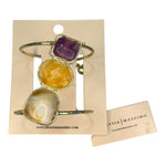 Carica l'immagine nel visualizzatore di Gallery, Bracciale rigido con pietre
