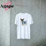 Carica l'immagine nel visualizzatore di Gallery, T-shirt donna chiwawa jeans
