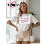 Carica l'immagine nel visualizzatore di Gallery, T-shirt donna "Le scelte cambiano i finali"
