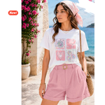 Load image into Gallery viewer, T-shirt Fiori  Cuore
