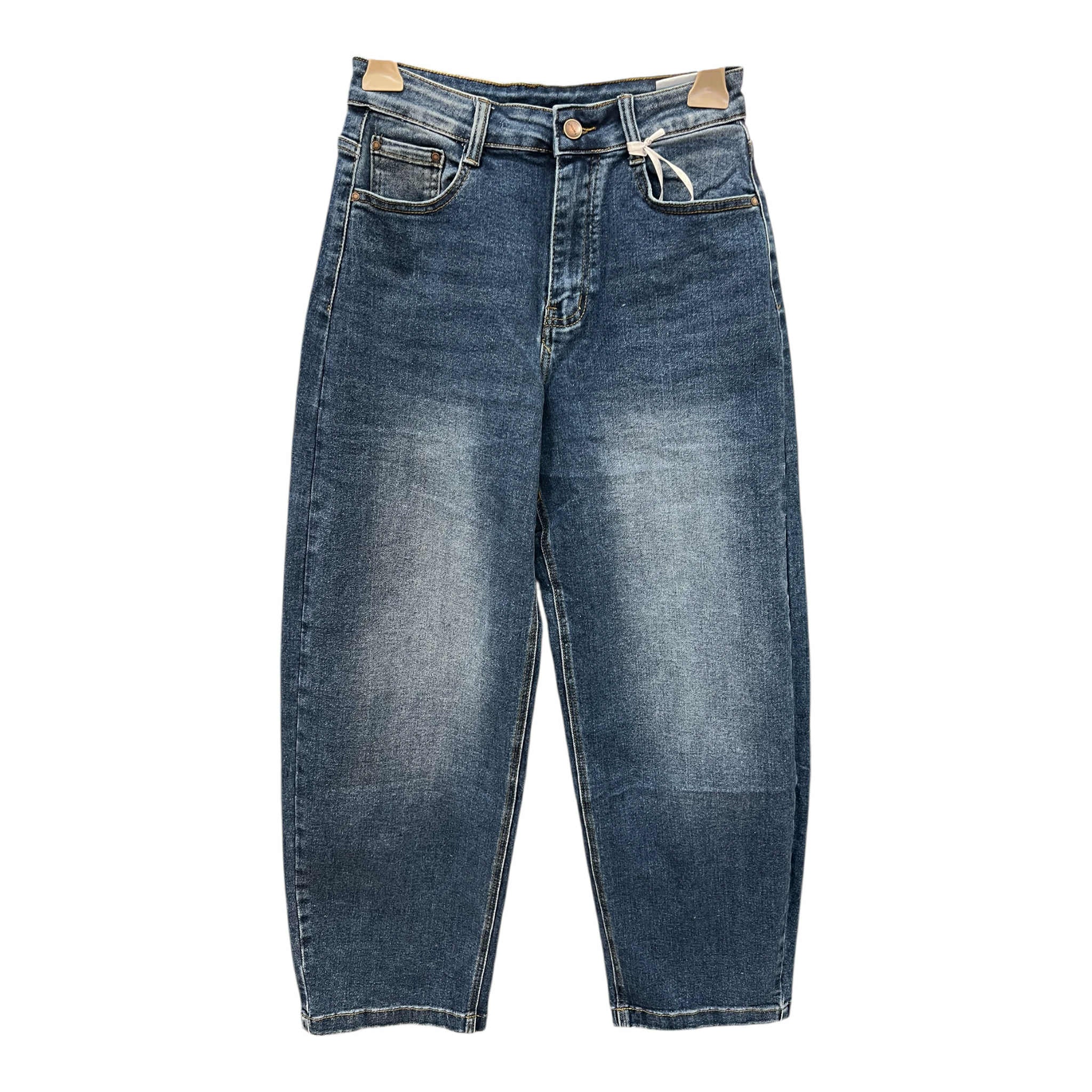 Jeans con caviglia scoperta