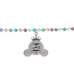 Load image into Gallery viewer, Bracciale carrozza di Cenerentola “I sogni son desideri”
