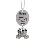 Load image into Gallery viewer, Collana carrozza di Cenerentola “Dreams come true”
