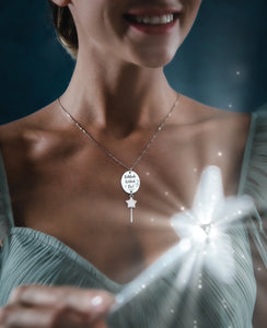 Collana bacchetta magica ”Bibbidi Bobbidi Bu!”