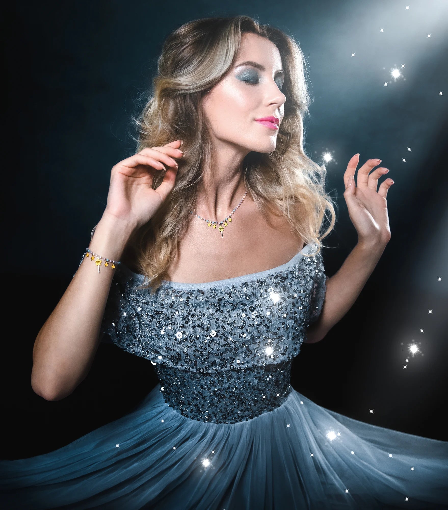 Collana bacchetta magica “Sogni di magia”