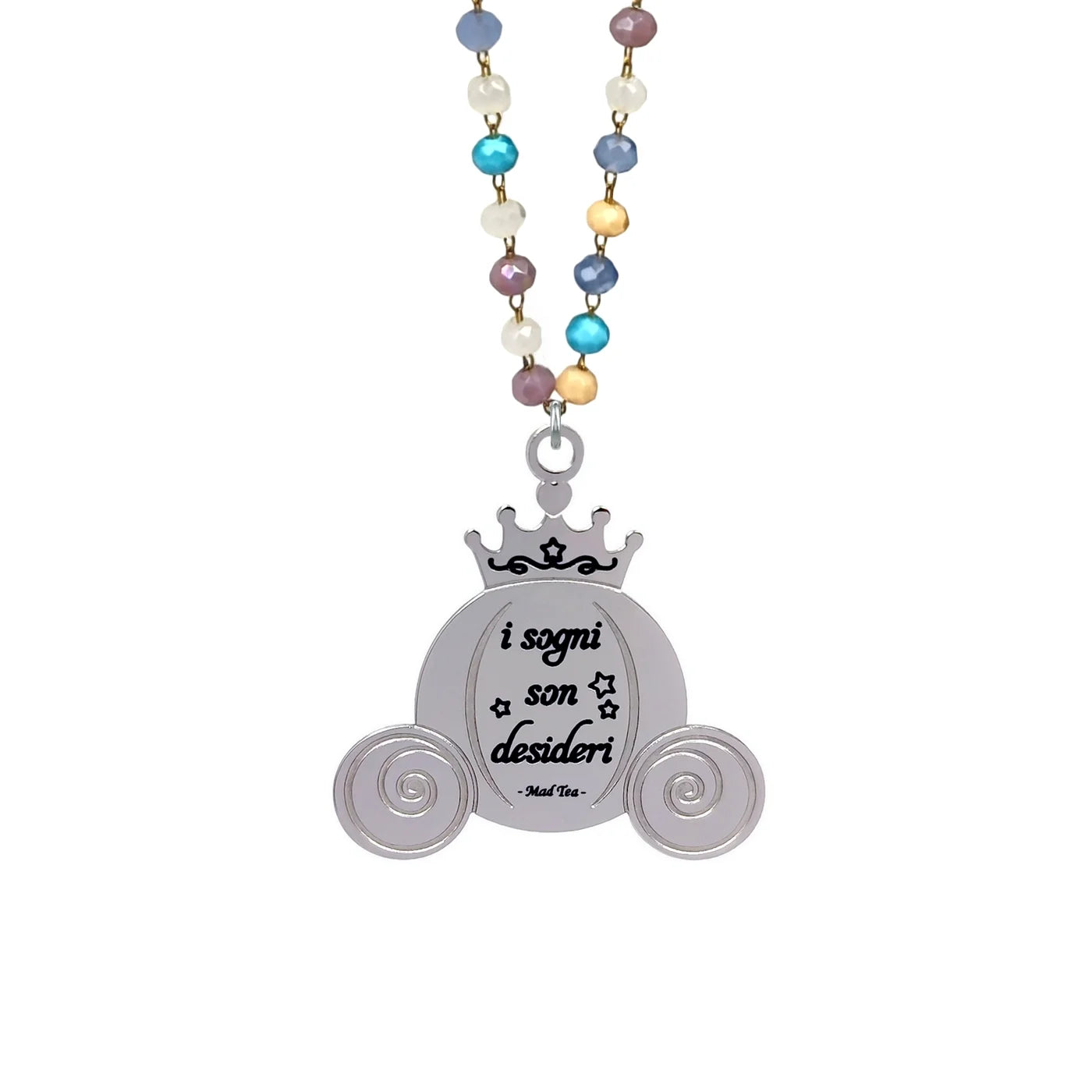 Collana carrozza di Cenerentola “I sogni son desideri”