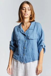 Camicia con maniche a 3/4