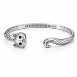 Load image into Gallery viewer, Bracciale “Qui siamo tutti matti!”
