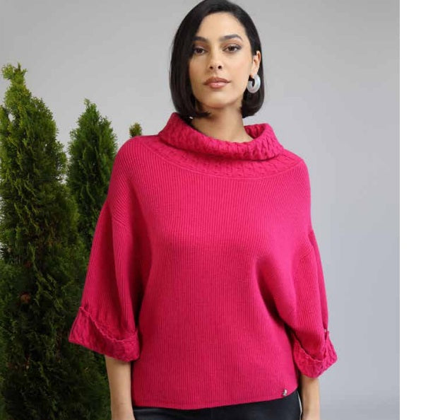 Maglione a collo alto