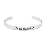 Load image into Gallery viewer, Bracciale rigido “Tu sei speciale”
