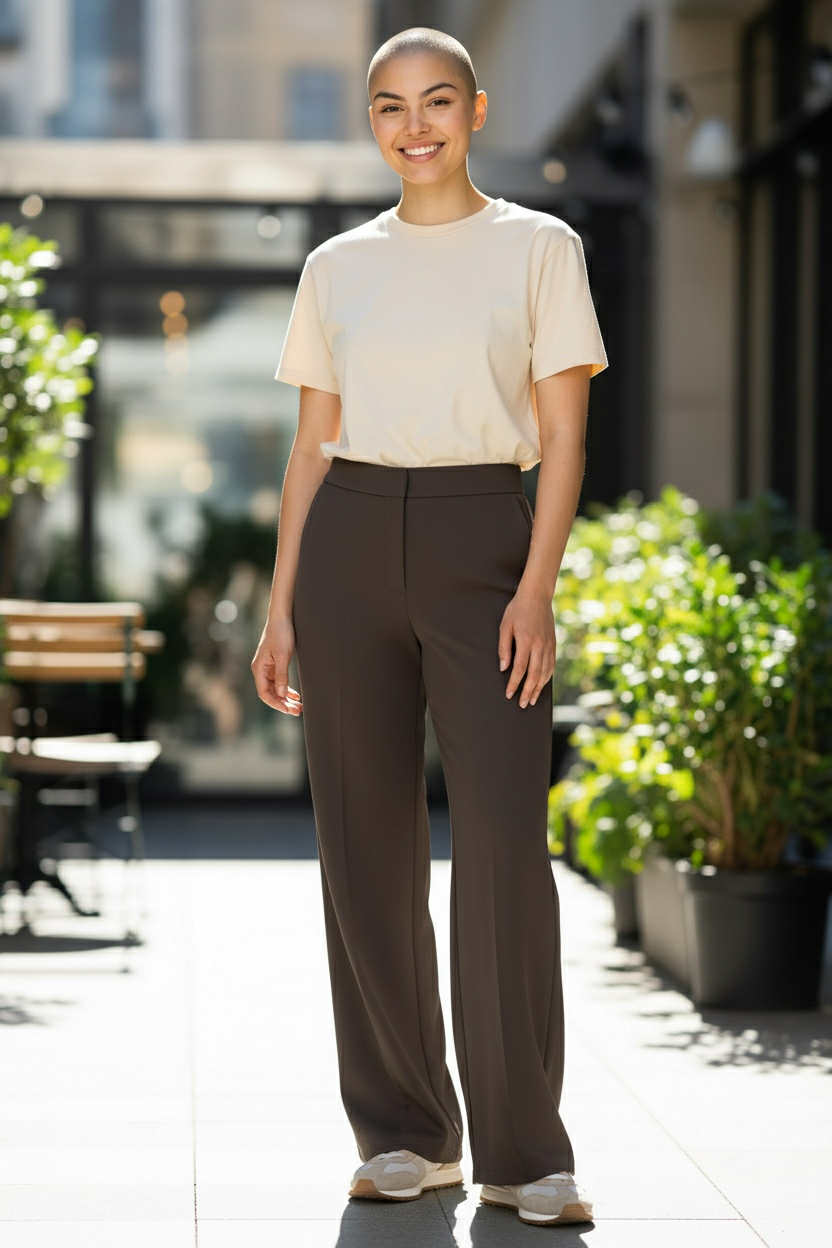 Pantaloni a gamba larga
