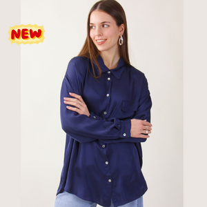 Camicia Satin con colletto classico