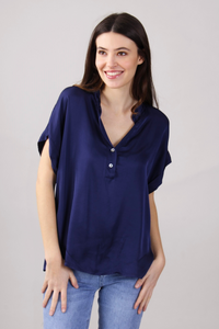 Blusa con scollo a V