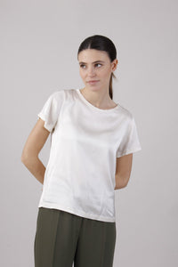 Blusa in tessuto bielastico