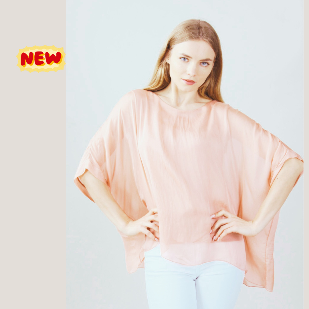 Maglia con maniche a pipistrello