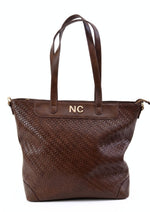 Load image into Gallery viewer, Borsa Tote verticale intrecciata
