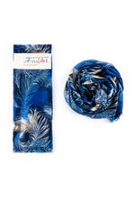 Load image into Gallery viewer, Scialle Foulard piume
