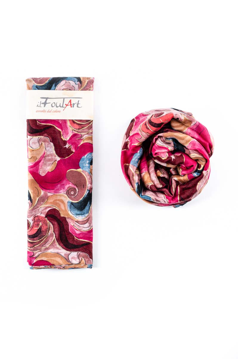 Scialle/Foulard fantasia di colori