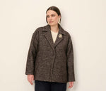 Load image into Gallery viewer, Cappotto a giacca con spilla
