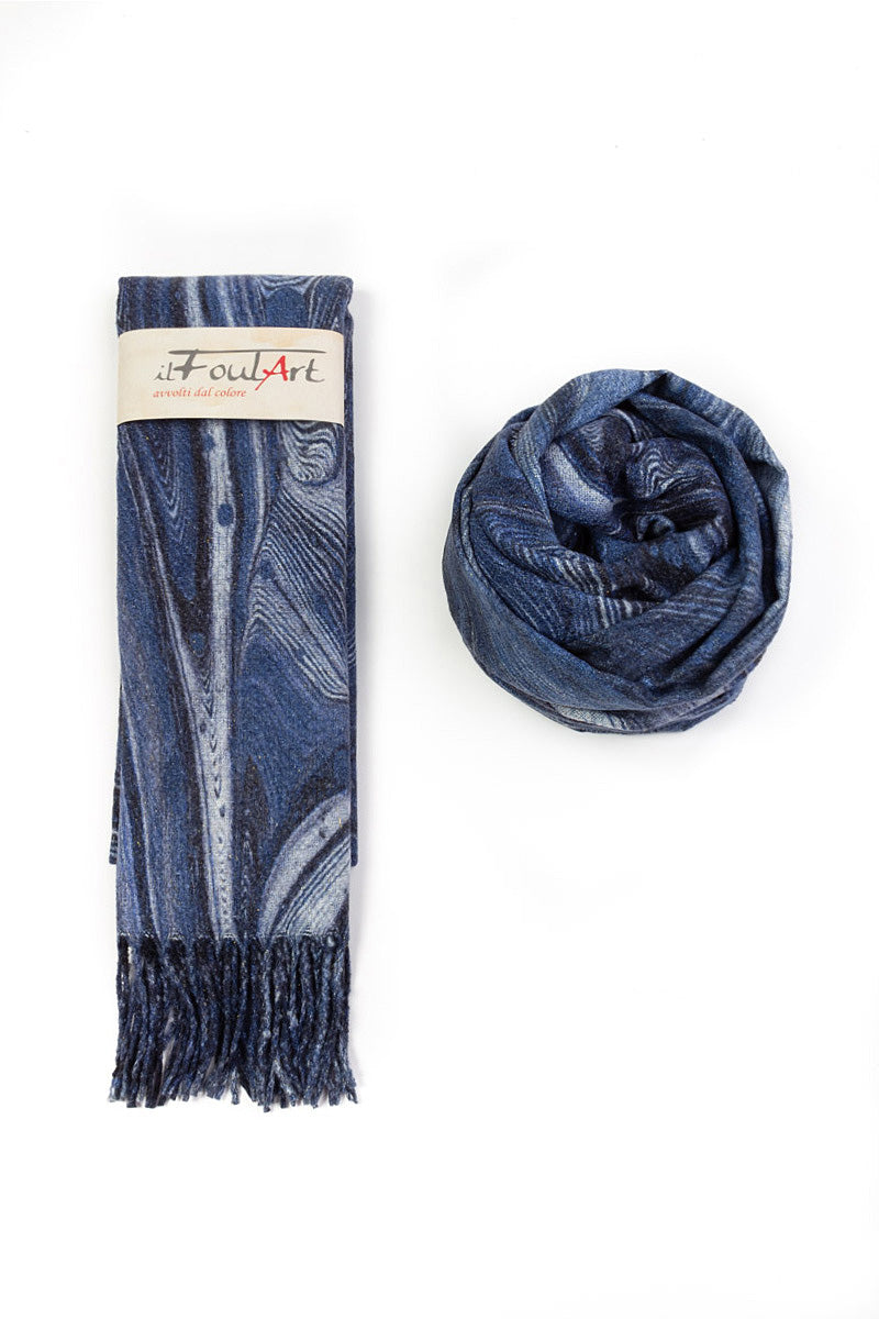 Scialle/Stola Astratta micro oro