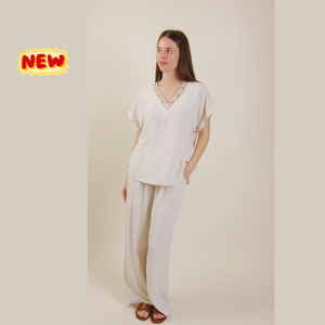 Pantaloni di ino con coulisse