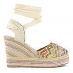 Load image into Gallery viewer, Espadrillas in raffia con plateau
