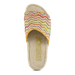 Sandalo espadrillas in raffia