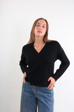 Carica l&#39;immagine nel visualizzatore di Gallery, Maglia con finiture a coste
