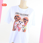 Carica l'immagine nel visualizzatore di Gallery, T-shirt con stampa con barboncini
