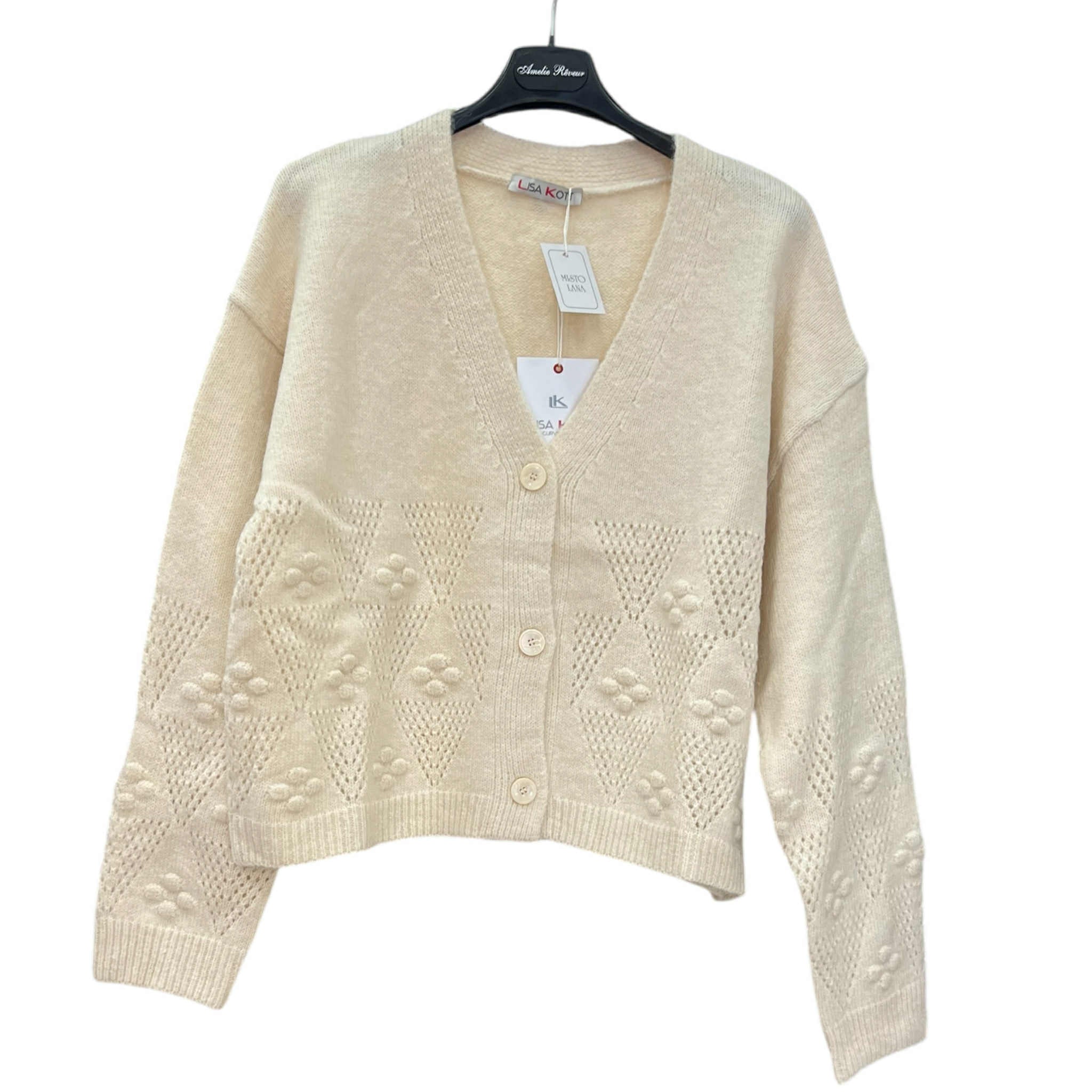Cardigan lavorato LK