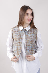 Gilet in Tweed