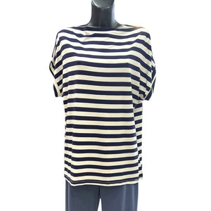 Maglia con scollo a barca