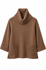 Carica l'immagine nel visualizzatore di Gallery, Maglione a girocollo ampio con tasche
