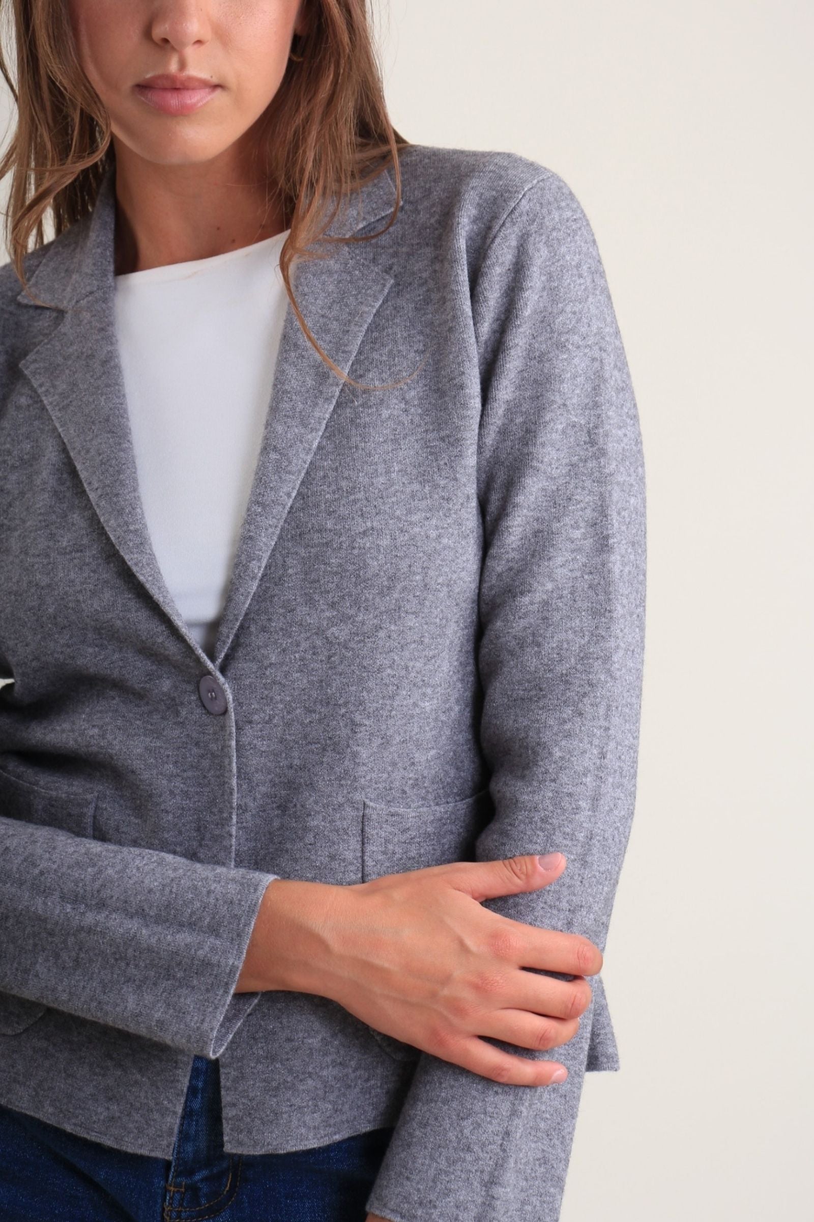 Giacca blazer monopetto