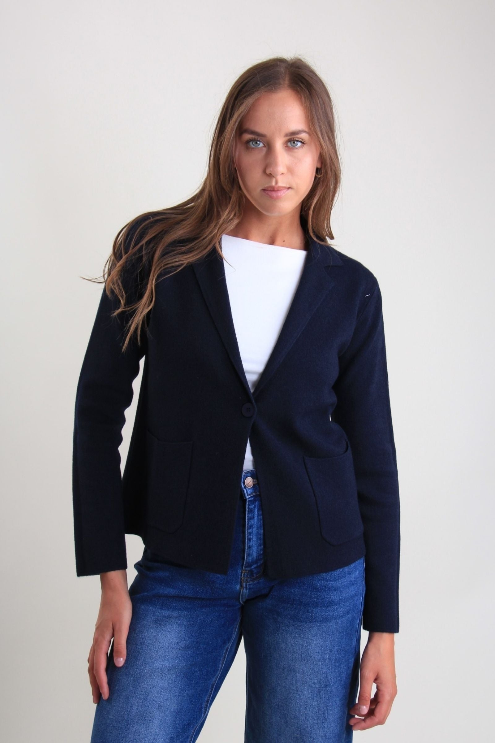 Giacca blazer monopetto