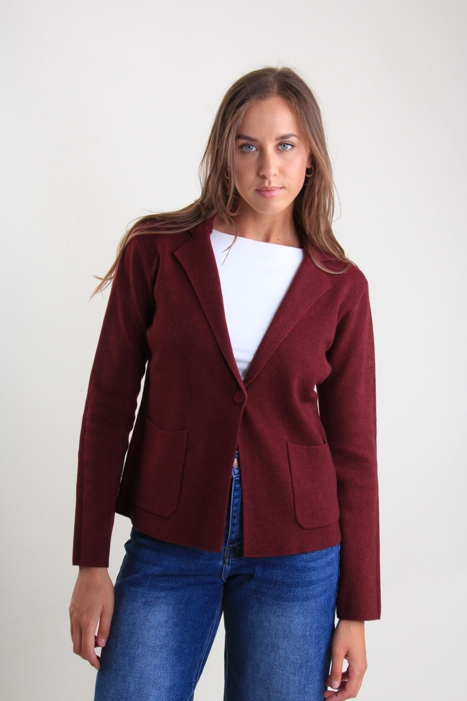 Giacca blazer monopetto