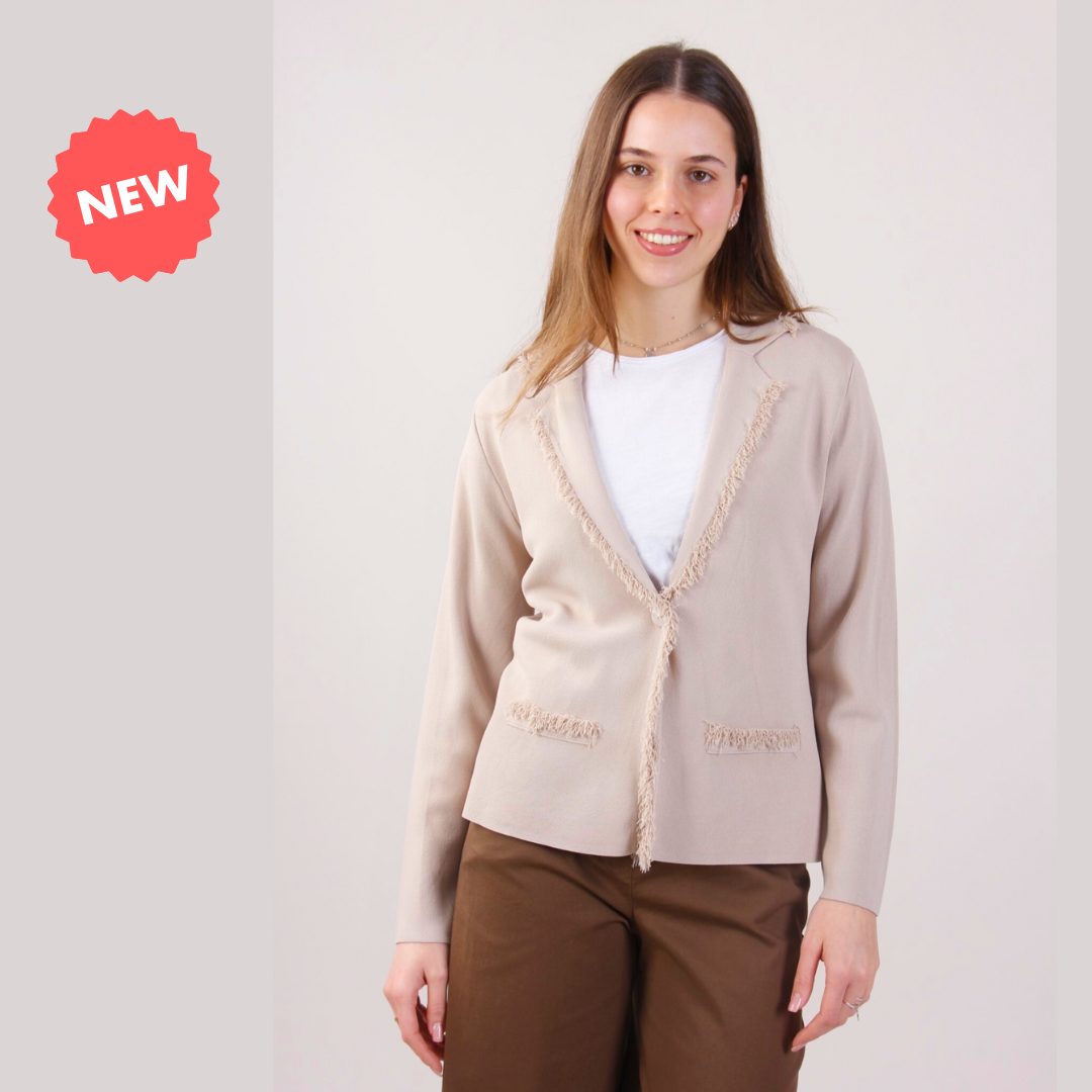 Blazer in maglia