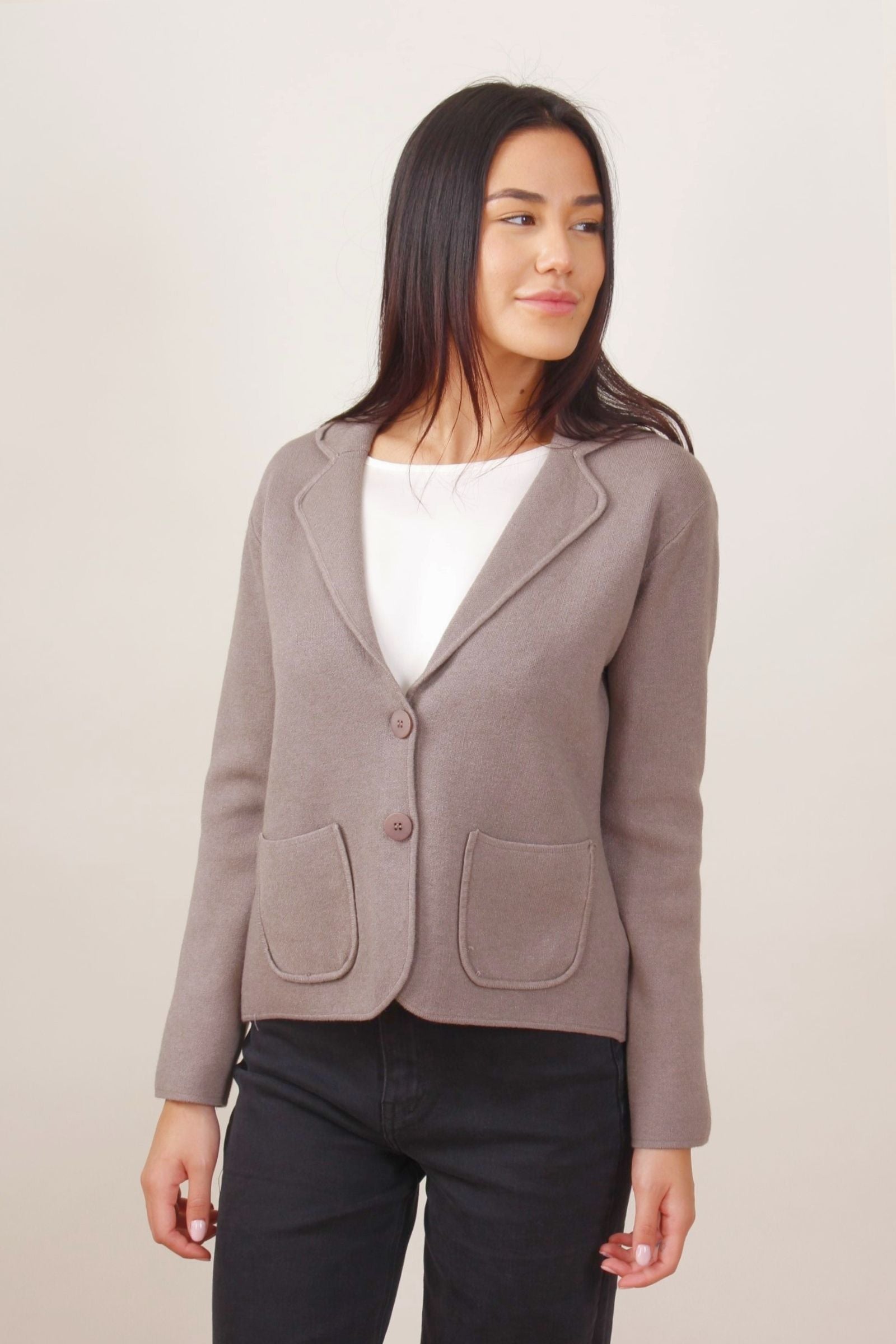 Blazer in maglia