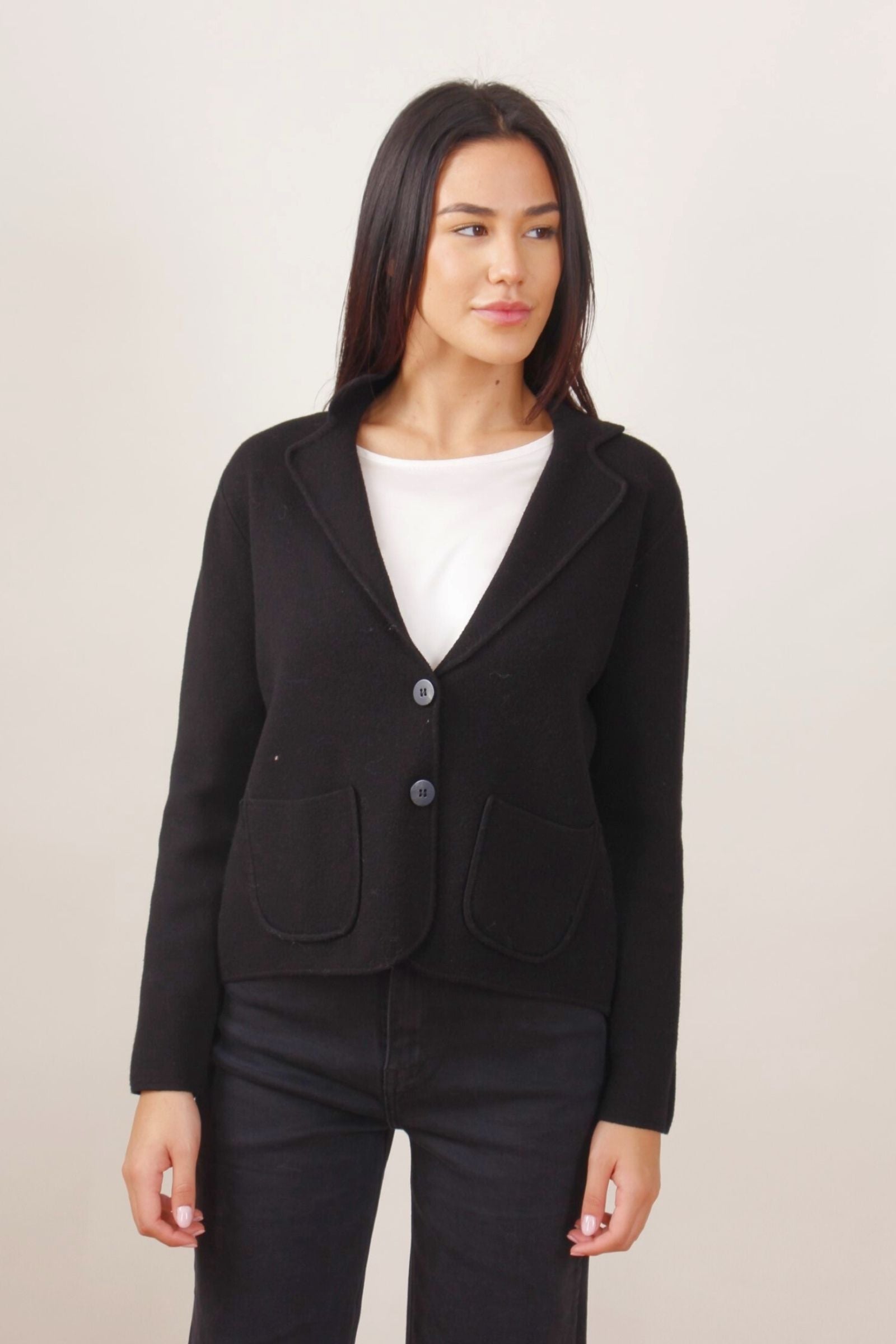 Blazer in maglia