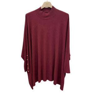 Maglia con bottoni decorativi