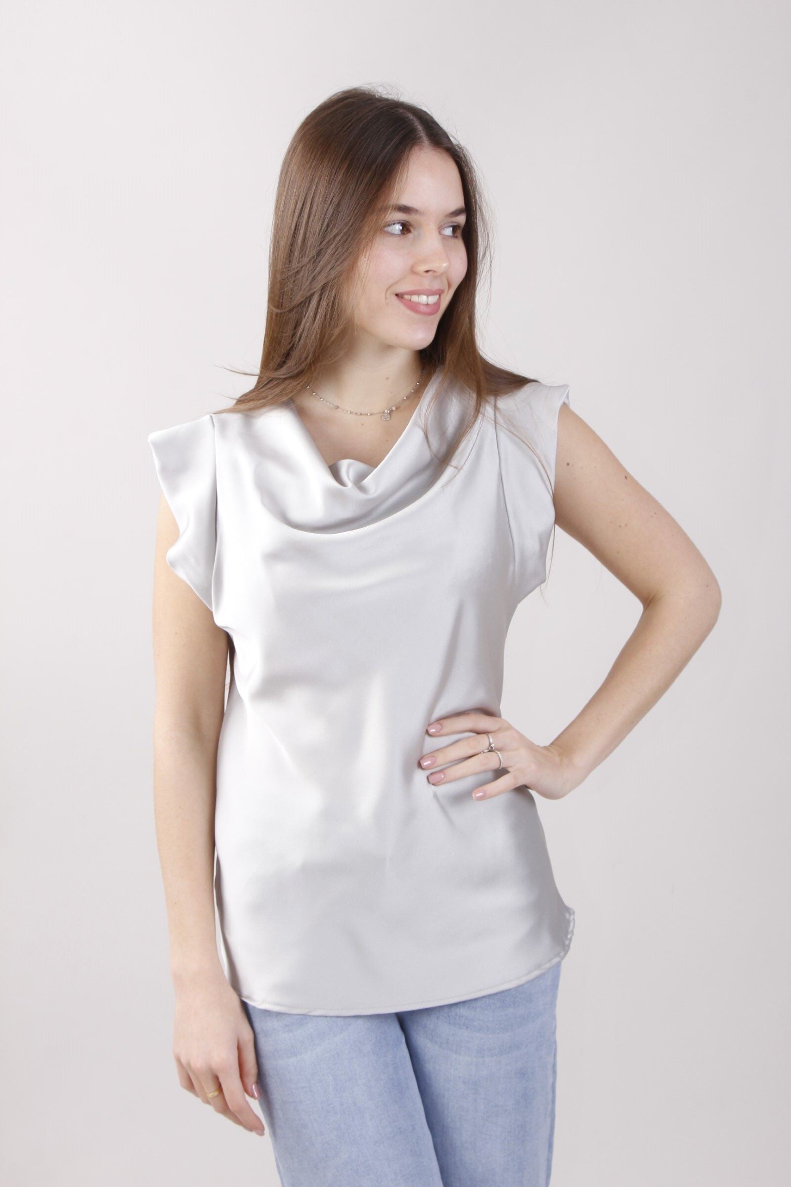 Blusa satin