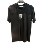 Carica l'immagine nel visualizzatore di Gallery, T-shirt in cotone e pizzo
