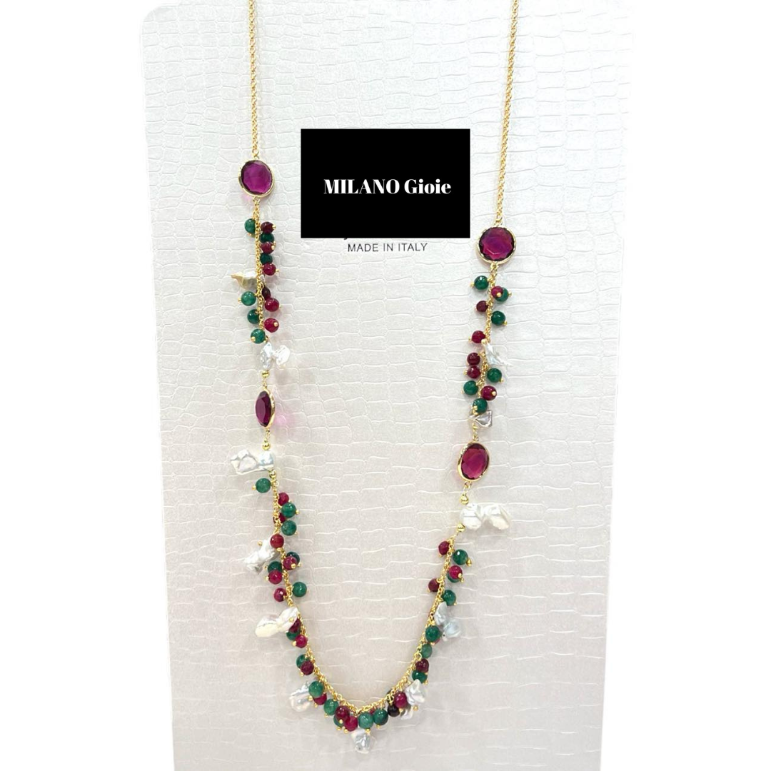 Collana multicolor